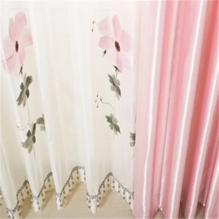 Romantic Pink Curtains for Girls & Children's Rooms