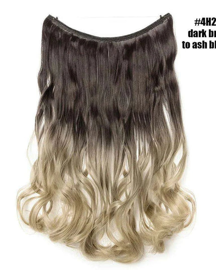 Glamorous Transformation: Discover the Magic of Invisible Wire Hair Extensions