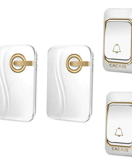 Waterproof Wireless Doorbell System with 200M Range, Customizable Volume, and 36 Melodies