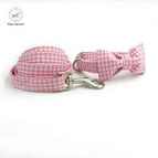 collar leash bow