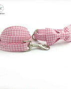 collar leash bow