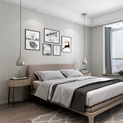3D Non-Woven Diatom Mud Wallpaper | Solid Colour | 5 Shades