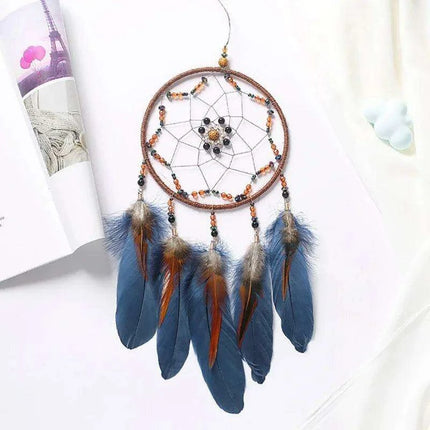 Enchanting Indian Dreamcatcher - Artisan Crafted Decor for a Magical Atmosphere