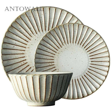 ANTOWALL Stylish Japanese Stoneware Tableware Set Collection