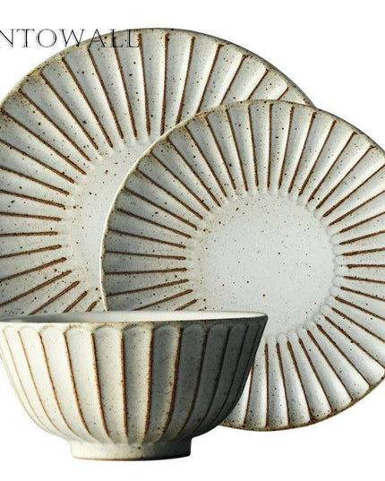 ANTOWALL Stylish Japanese Stoneware Tableware Set Collection