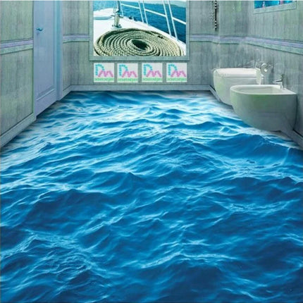 3D Ocean Waves PVC Floor & Wall Mural