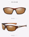 Men's Vintage Polarized Sunglasses with UV Protection and Anti-Reflective Mirror Coatings