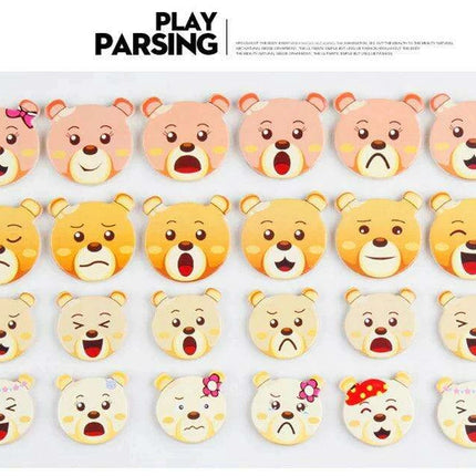 Charming Bear Adventure Dress-Up Wooden Puzzle Set