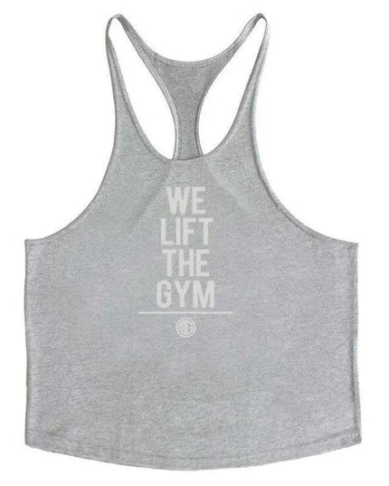 Men's Y-Back Sleeveless Muscle Tank - Performance Fitness Stringer Vest for Bodybuilding