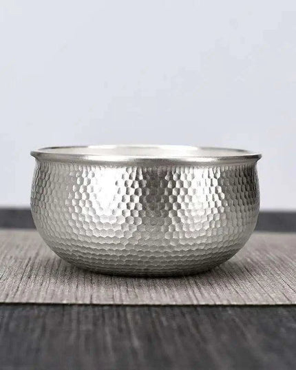 Luxurious S999 Silver Japanese Tea Ceremony Set for the Ultimate Tea Experience