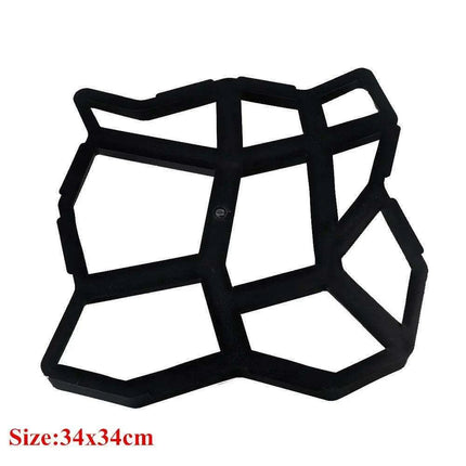 DIY Garden Pathway Mold for Paving Stones - Create Custom Walkways with Manually Crafted Concrete Slabs