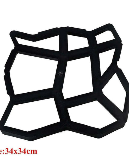 DIY Garden Pathway Mold for Paving Stones - Create Custom Walkways with Manually Crafted Concrete Slabs