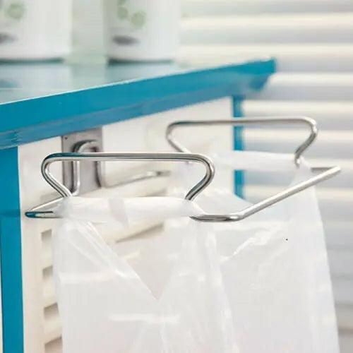 Trash Bag Storage Rack for Kitchen Cabinet Organization