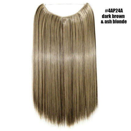 Glamorous Transformation: Discover the Magic of Invisible Wire Hair Extensions