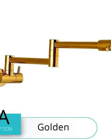 Brass Pot Filler Faucet with Flexible Swing Arm and Dual Joint Spout - Elevate Your Cooking Experience