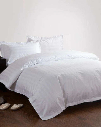 Elegant Striped 100% Cotton Luxury Pillowcase for Ultimate Sleep Comfort