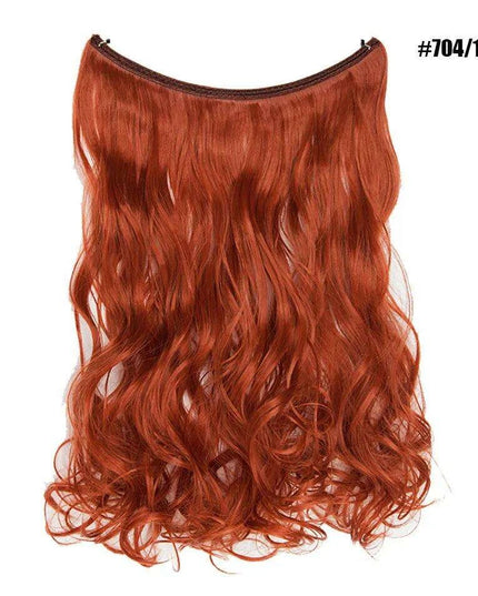 Glamorous Transformation: Discover the Magic of Invisible Wire Hair Extensions