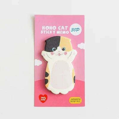Cute Cat-Themed Sticky Memo Pad