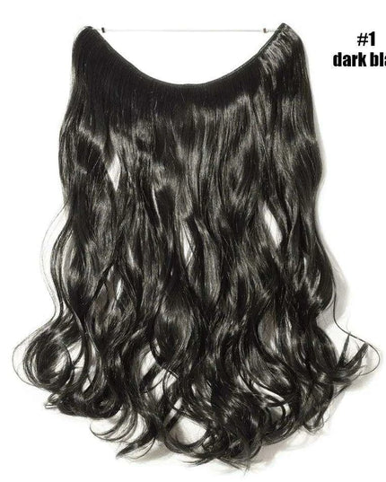 Glamorous Transformation: Discover the Magic of Invisible Wire Hair Extensions