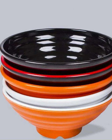 Set of 100 - 8-Inch Elegant Melamine Bowls for Authentic Korean and Japanese Dining - Perfect for Home and Restaurant Use