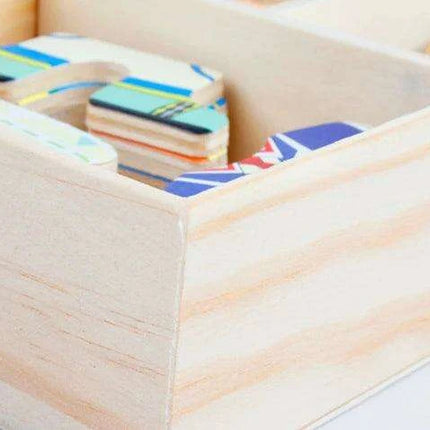 Charming Bear Adventure Dress-Up Wooden Puzzle Set