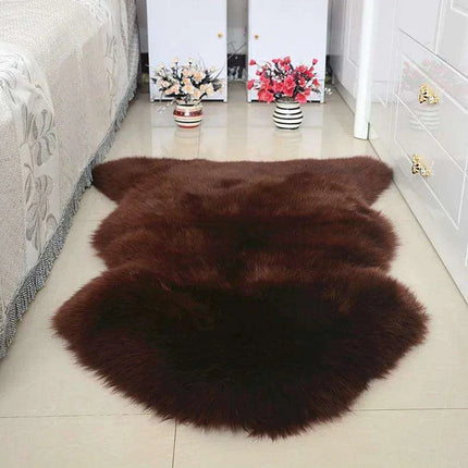 Luxurious 100% Genuine Sheepskin Area Rug for a Cozy and Elegant Home