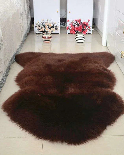 Luxurious 100% Genuine Sheepskin Area Rug for a Cozy and Elegant Home