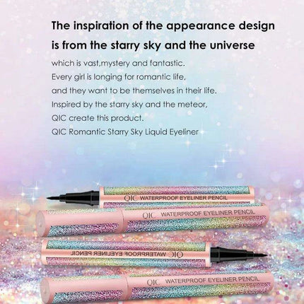 Sleek Noir Waterproof Eyeliner - Effortless Sophistication for All-Day Glamour