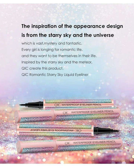Sleek Noir Waterproof Eyeliner - Effortless Sophistication for All-Day Glamour