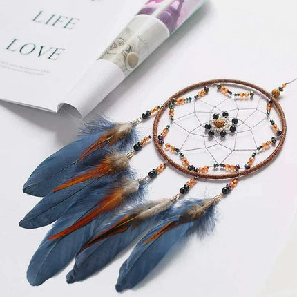Enchanting Indian Dreamcatcher - Artisan Crafted Decor for a Magical Atmosphere