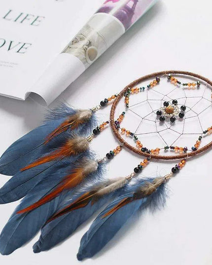 Enchanting Indian Dreamcatcher - Artisan Crafted Decor for a Magical Atmosphere