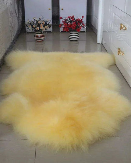 Luxurious 100% Genuine Sheepskin Area Rug for a Cozy and Elegant Home