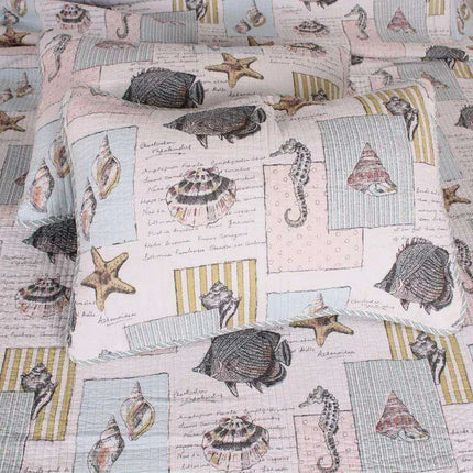 100% Cotton Queen Quilted Bedspread Set