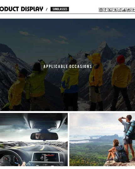 Classic Elegance Men's Polarized Sunglasses - Unmatched Clarity and Style