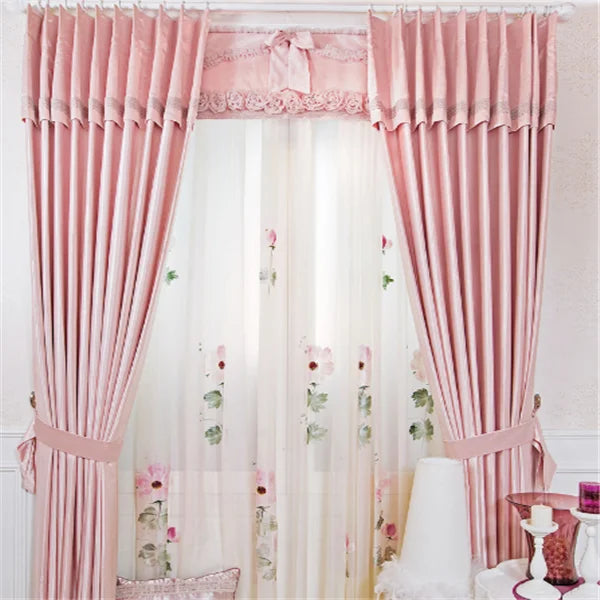 Romantic Pink Curtains for Girls & Children's Rooms