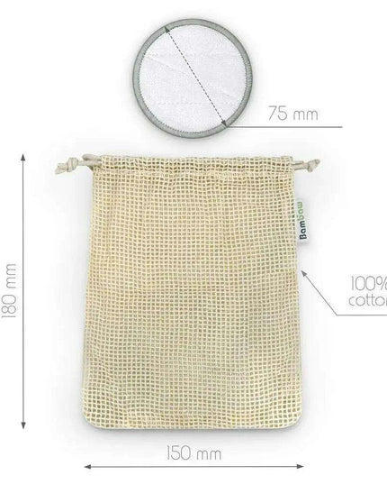 Eco-Friendly Velvet & Bamboo Charcoal Makeup Remover Pads Set