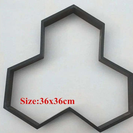 DIY Garden Pathway Mold for Paving Stones - Create Custom Walkways with Manually Crafted Concrete Slabs