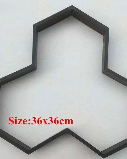 DIY Garden Pathway Mold for Paving Stones - Create Custom Walkways with Manually Crafted Concrete Slabs