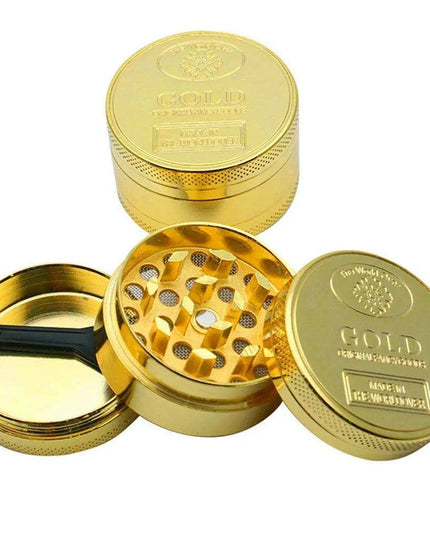Deluxe Alloy Metal Herb and Spice Grinder for Ultimate Flavor Extraction