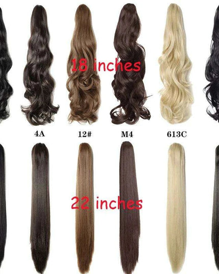 Effortless Glamour Long Wavy Clip-In Ponytail Extension for Instant Transformation