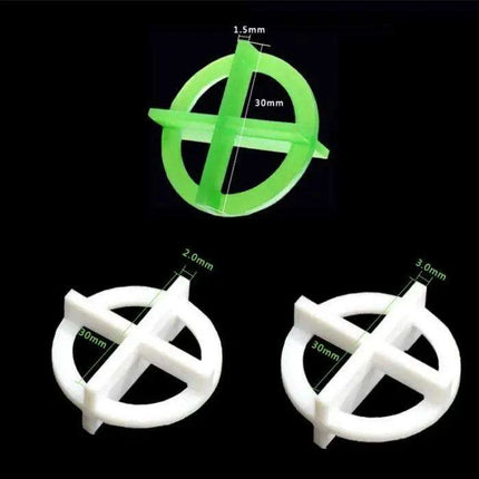 Eco-Conscious Precision Tile Spacer Kit - 100 Reusable Spacers for Flawless Installations