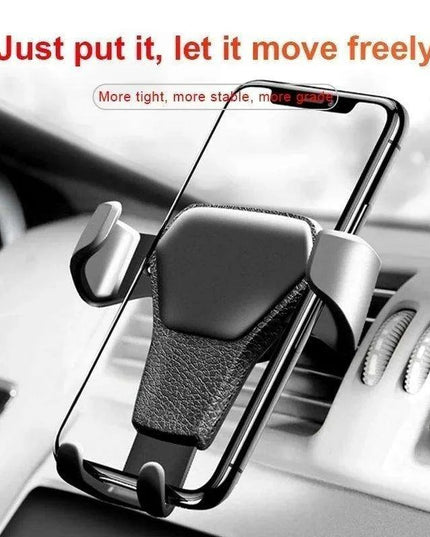 Gravity-Driven Hands-Free Car Phone Holder: Your Essential Roadside Companion