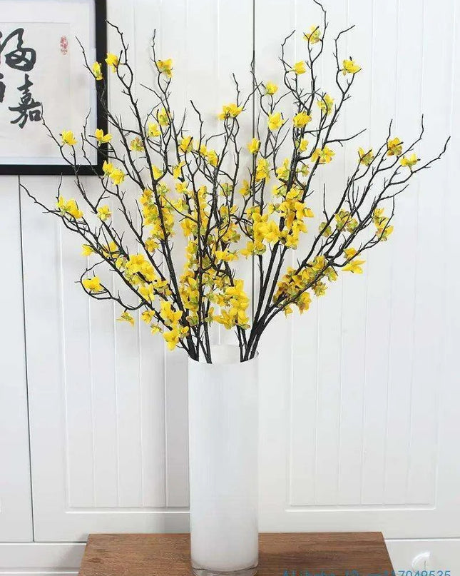 Stunning 90 cm Faux Winter Jasmine Branch for Elegant Home Decor