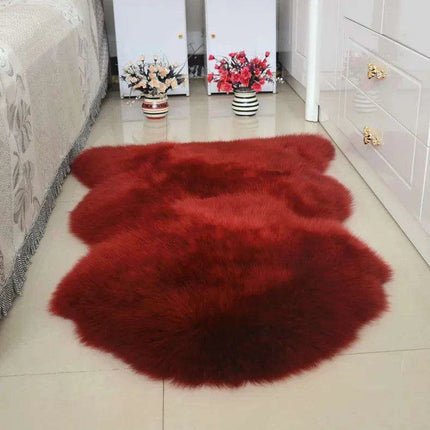 Luxurious 100% Genuine Sheepskin Area Rug for a Cozy and Elegant Home