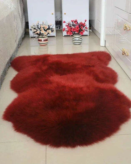 Luxurious 100% Genuine Sheepskin Area Rug for a Cozy and Elegant Home