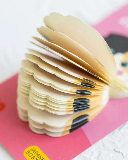 Cute Cat-Themed Sticky Memo Pad