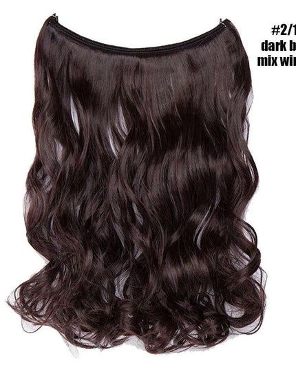 Glamorous Transformation: Discover the Magic of Invisible Wire Hair Extensions