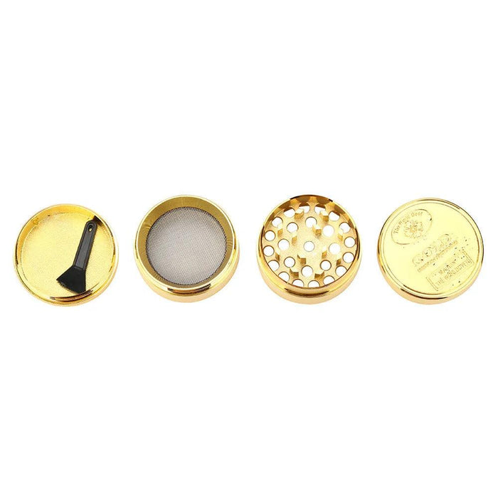 Deluxe Alloy Metal Herb and Spice Grinder for Ultimate Flavor Extraction