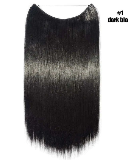 Glamorous Transformation: Discover the Magic of Invisible Wire Hair Extensions