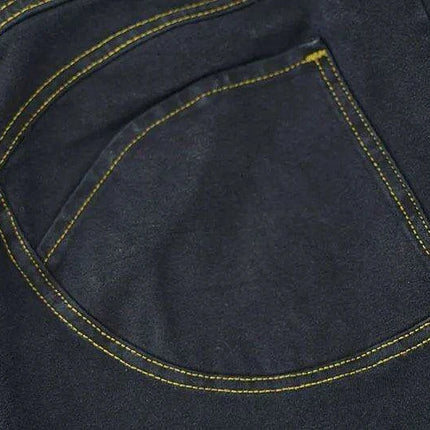 Urban Glam Black Sequin Plaid Skinny Jeans - Chic Street Style